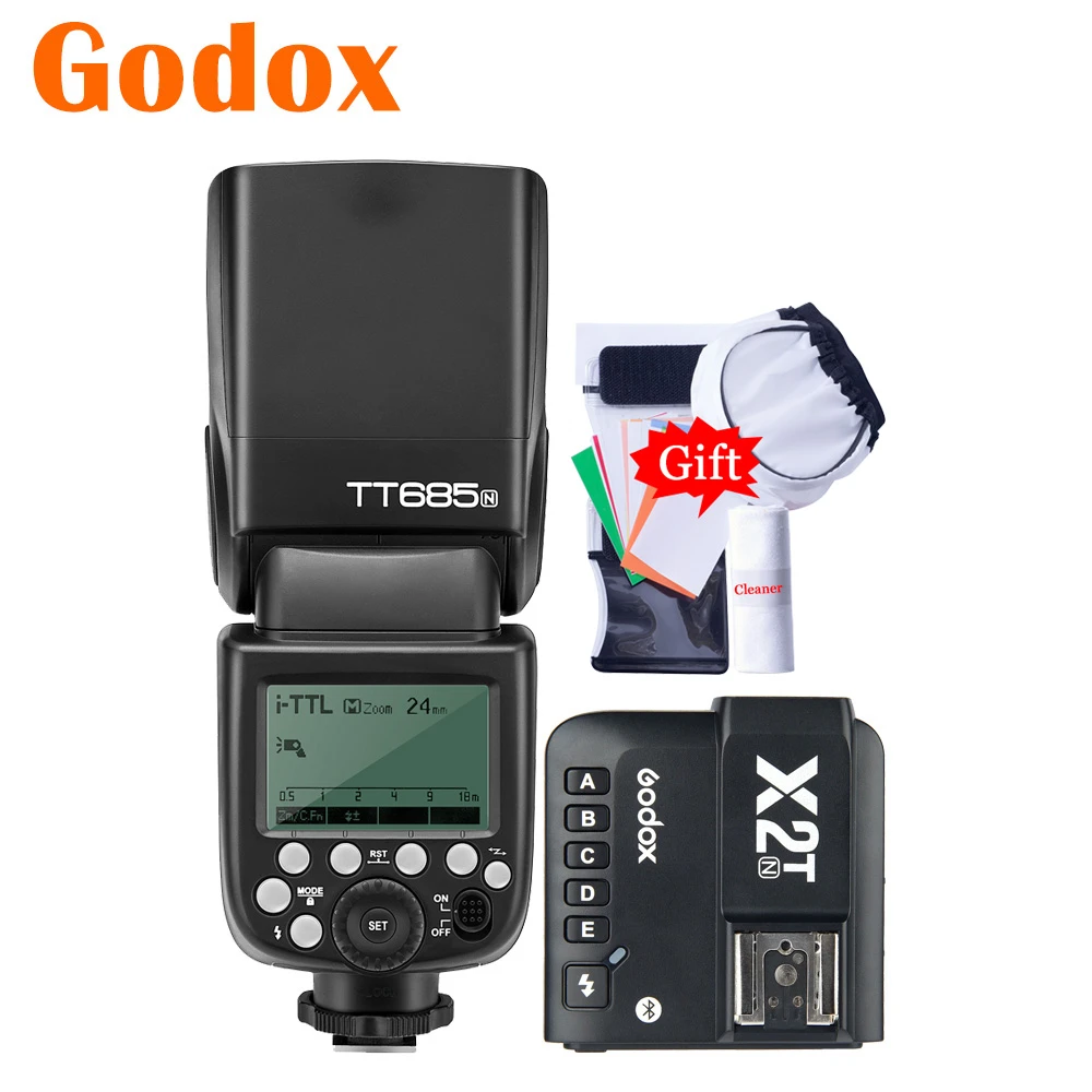 X1T-N TTL Trigger Compatible for Nikon D800 D700 D7100 D7000 D5100 D810 D90 Godox 2X TT685N 2.4G HSS i-TTL GN60 Wireless Flash X1T-N TTL Trigger Compatible for Nikon D800 D700 D7100 D7000 D5100 D810 D90 Godox 2X TT685N 2.4G HSS i-TTL GN60 Wireless Flash