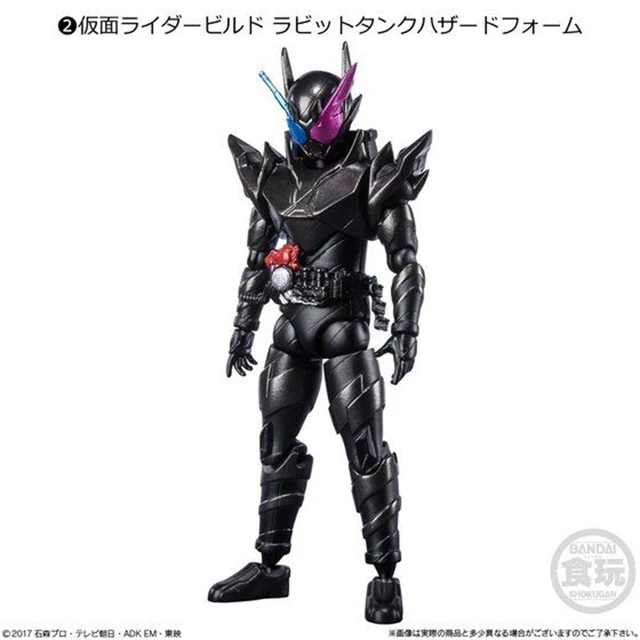 Bandai Genuine Kamen Rider Build SHODO X12 Candy Toy Hazard Form Ryuga Banjo Anime Action Figures Collectibles Model Toys Gifts 4
