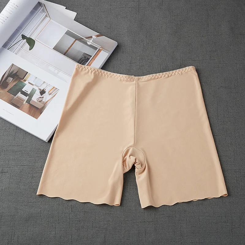 Ice Silk Womens Skirt Shorts Boxer Panties Girls Safety Briefs Boyshort Underpants Tights Slim Lingeries Short Pants Summer