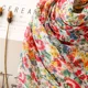 Bufanda de viscosa con flecos florales para mujer, chal de alta calidad, Hijab musulmán, 180x90Cm