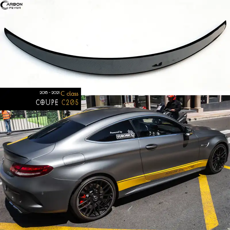Carbon Fiber Rear Trunk Spoiler For C205 C Class 2 Door Coupe 2015 2021 Will Not Fit W205 Sedan Or A205 Convertible Trunk Spoiler Rear Trunk Spoilercarbon Fiber Rear Spoiler Aliexpress