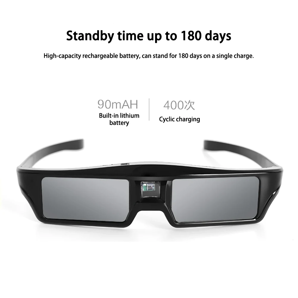 Активные 3d очки с затвором 96 144 Гц перезаряжаемые для BenQ Acer Xgimi Z4X/H1/Z5 Optoma Sharp LG P1502