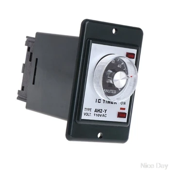 

Power On Delay Timer Time Relay Device 1/10/30 Seconds 10/30 Minutes AC110V AH2Y Ju08 20 Dropship