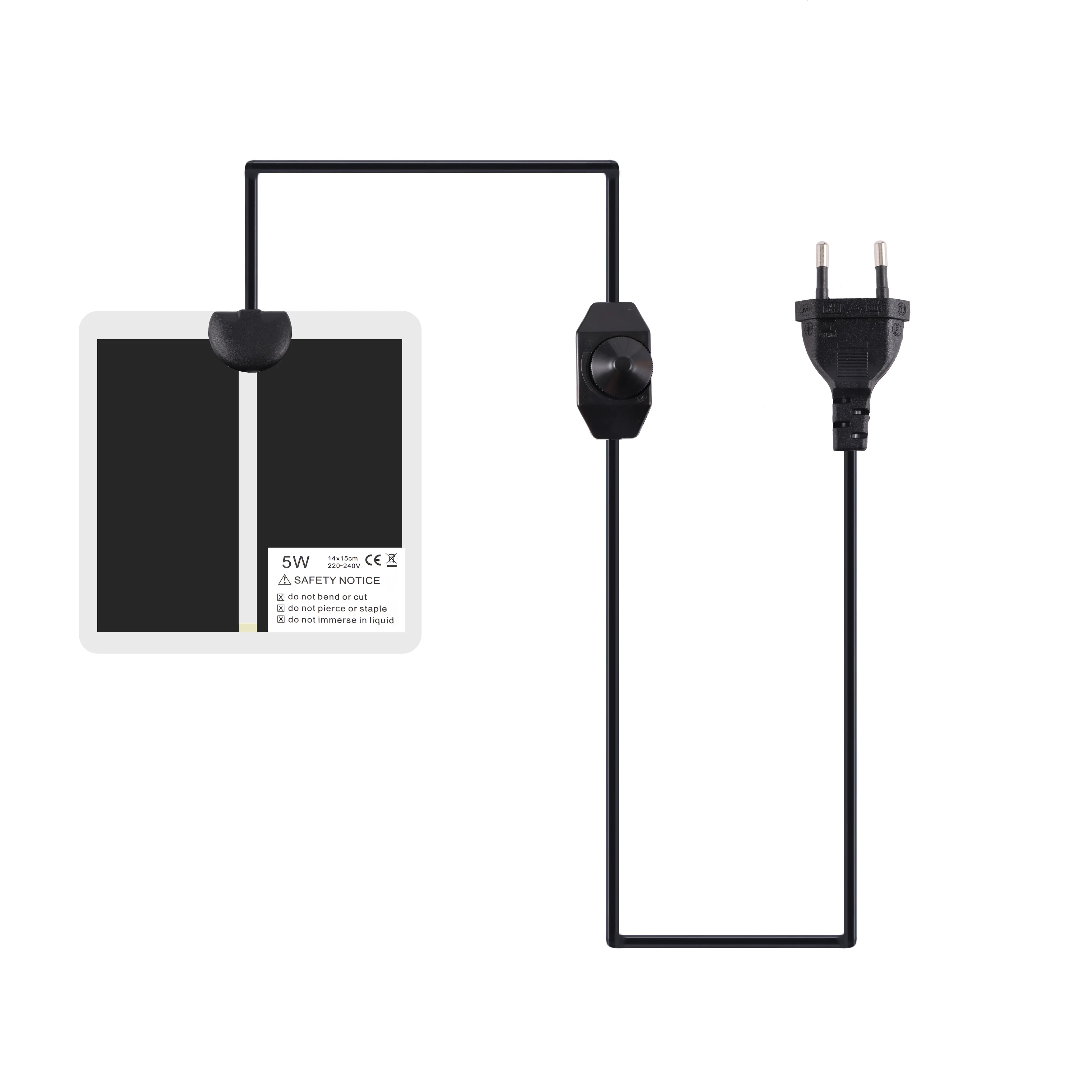 5-45W Rettili Tappetino di Calore Terrario Arrampicata Pet Riscaldamento Cuscinetti Caldi Regolatore di Temperatura Regolabile Tappetini Rettili Forniture 1Pc