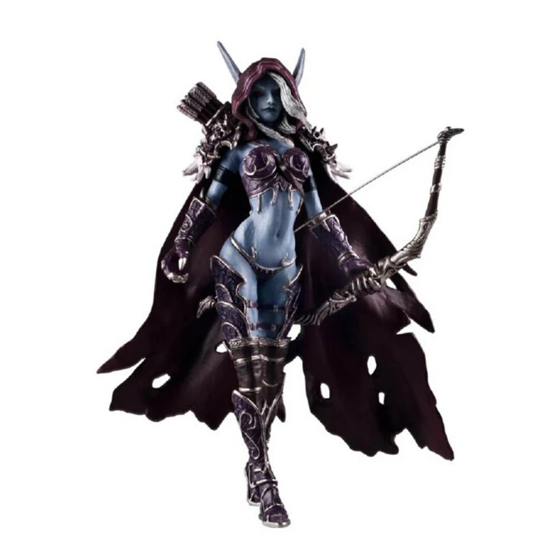 

14cm WOW Sylvanas Dark Traxex Windrunner Archery Queen PVC Anime Action Figure Model Home Decoration Accessories Game Figure Toy