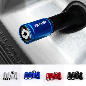 

Car Styling 4PCS Metal Car Wheel Tire Valve Caps Case Fit For Renault Megane 2 Duster Logan Captur Clio Laguna 3 Fluence Kadjar