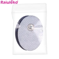 20/10pcs Electrode Pads TENS Unit Replacement Sticky Gel Pads Acupuncture Points Snap on Electrodes Pads 3*4.5CM  3.5 mm Plug 1