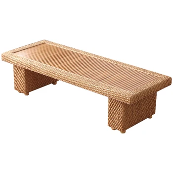 

Rattan coffee table Kung Fu tea table and chair combination household tea art small tea table simple creative tea table balcony