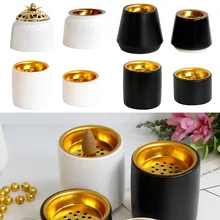 Курильница белый/черный курильница домашний декор Настольный орнамент