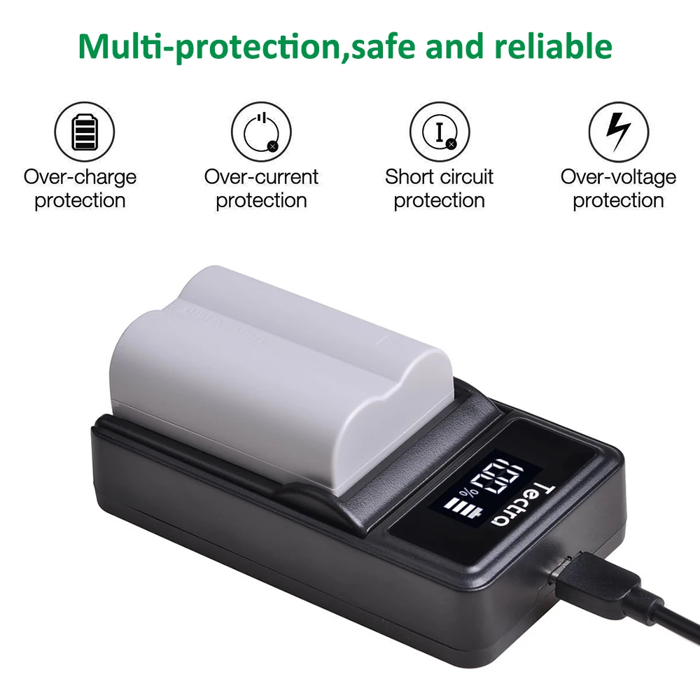 4 шт. PS-BLM5 PSBLM5 Батарея+ светодиодный USB зарядка для Olympus C-8080 C-7070 C-5060 E1 E500 E330 E3 E520 E510 E300 Камера