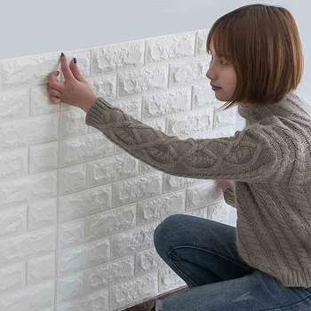 

DIY Self-Adhesive Wallpaper Wood Grain Wall Skirt Stickers Wall Decoration Waterproof Mildew Home Decoration