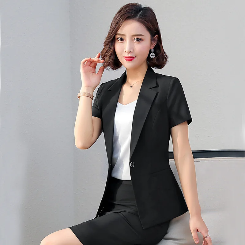 2020 women teachers manager professional outfit skirt suit buy jewelry