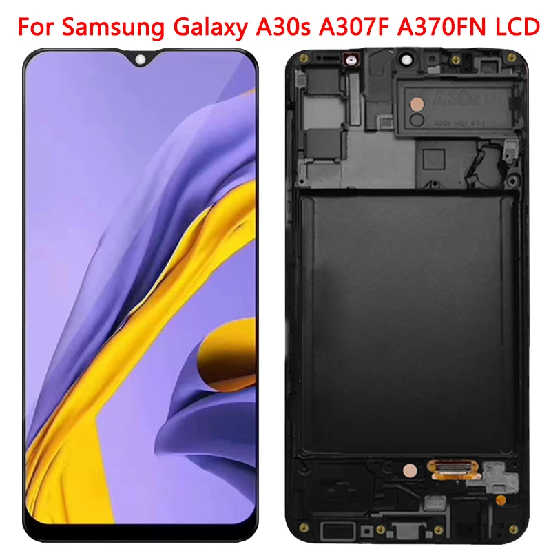 ЖК-дисплей для Samsung A30s 6 4 '' сенсорный экран с рамкой в сборе SM-A307FN / DS A307F |