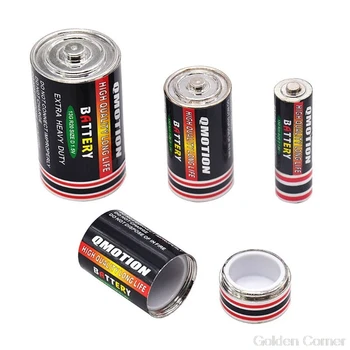 

1PC small Battery Secret Stash caja Diversion Safe Box Hidden Money Coins Container Case storage O23 20 Dropshipping