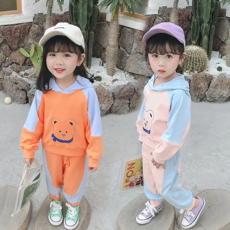 

Childrenswear GIRL'S Spring Clothing CHILDREN'S Sports Suit 2020 Girls Spring And Autumn Korean-style New Style Two-Piece Set
