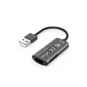 

USB 2.0 Live Streaming Video Card Computer Components Portable 4K Game Recording HD 1080P HDMI Home Office Plug And Play