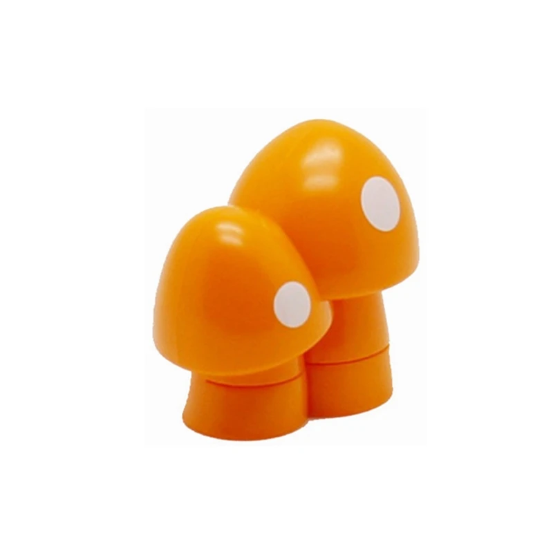 

Duplo Accessories Big Size Cute Mushroom MOC Single Sale Building Blocks Toy for Children Compatible Duplo Parts Plant