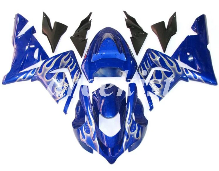 4 подарки ABS мотоцикл обтекатели комплект подходит для kawasaki Ninja ZX10R 2004 2005 04 05 10R ZX-10R тела набор синий