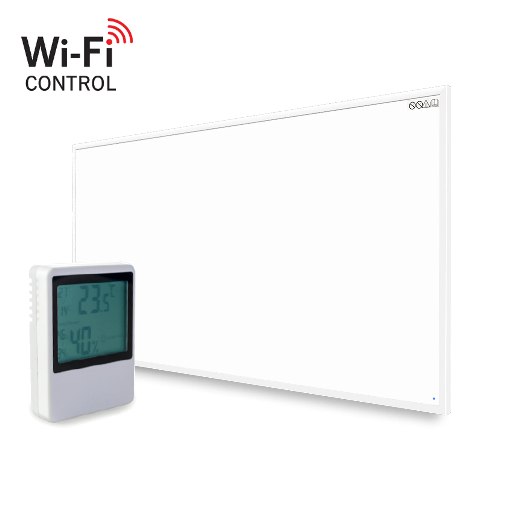 Byecold 700W Infrared Panel Heater with Built-in Thermostat WIFI  Wall-mounted Heating Panel - AliExpress
