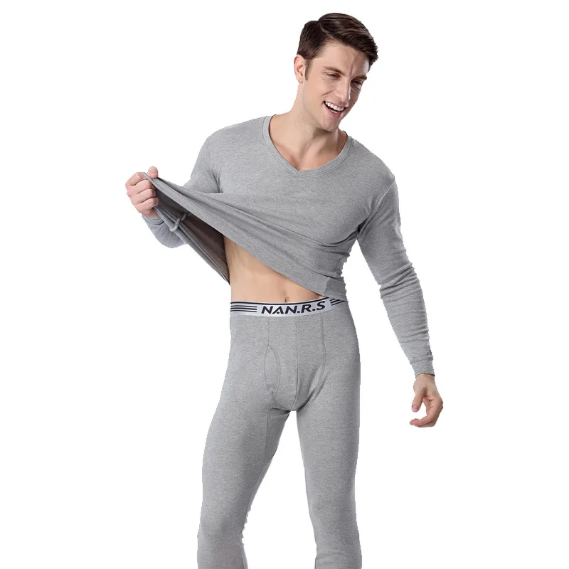 

WinterThermal нижнее белье Комплекты Для мужчин эластичные подштанники Фитнес сжатия термо белье набор трусов