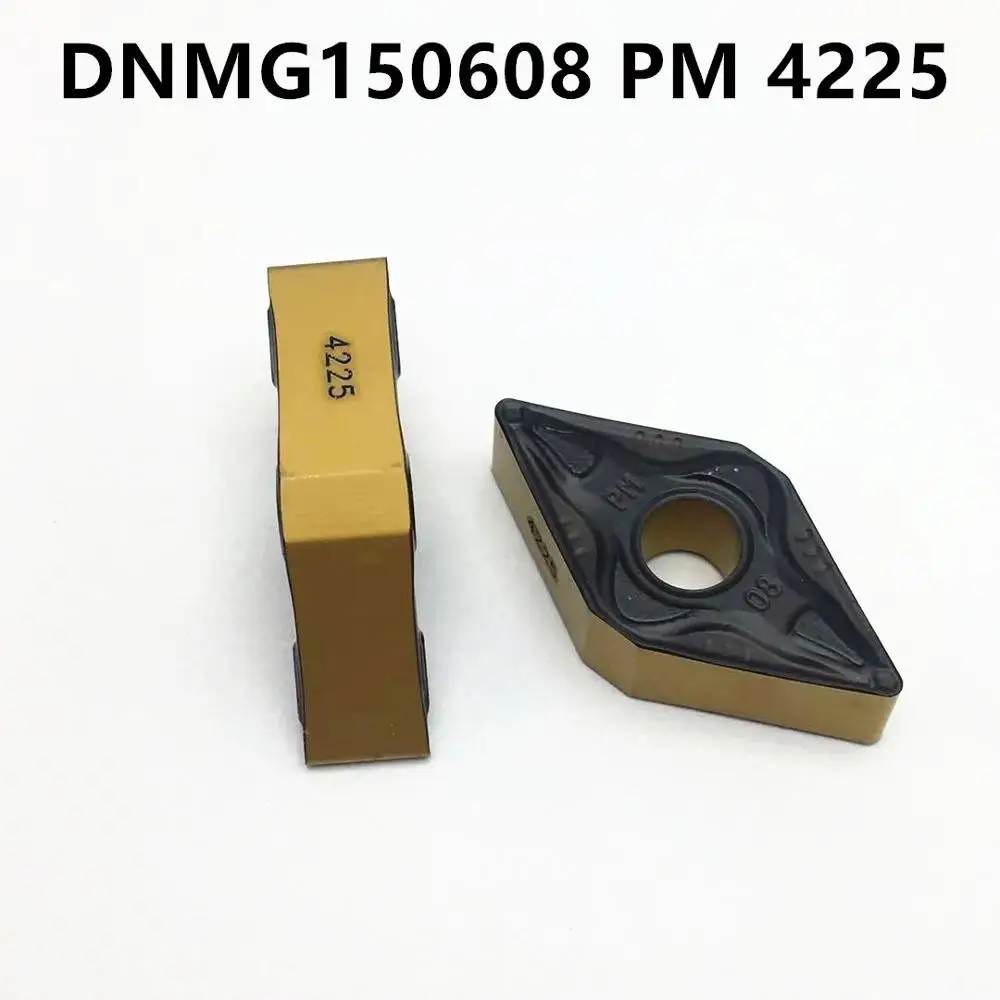 10 шт. токарный инструмент DNMG150608 PM4225 DNMG 150608 внешний Токарный Инструмент Твердосплавные вставки высокое качество DNMG150608 PM 4225 вставки
