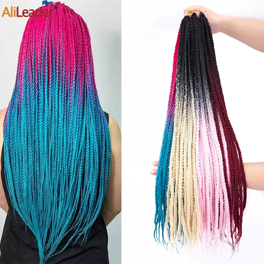 Alileader Products Box Braid Hair Extensions 12 16 20 24 Inch Synthetic  Crochet Hair Braiding Twist Braids 22Strands/Pack - Price history & Review, AliExpress Seller - AliLeader Official Store