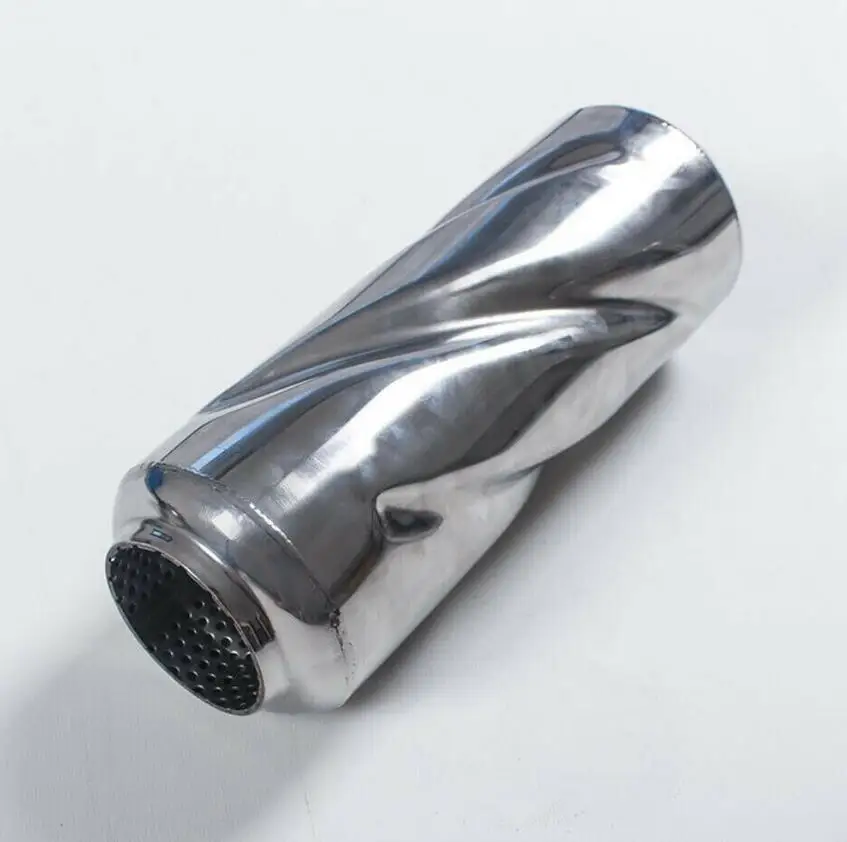 

2.5" 63mm Car Auto Exhaust Middle Dissipative Tuning Muffler Pipe Tornado Silencer