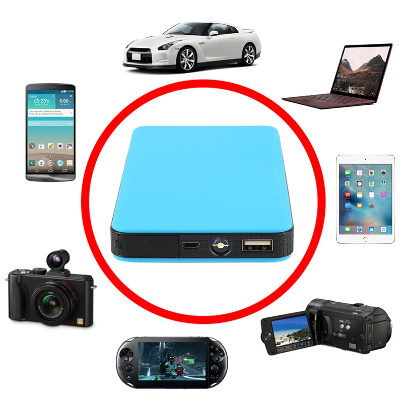 20000 мАч Мини Автомобильный аккумулятор power Bank автомобильный пусковой стартер усилитель автомобиля аварийное зарядное устройство Аксессуары для автомобилей и мотоциклов USB зарядное устройство