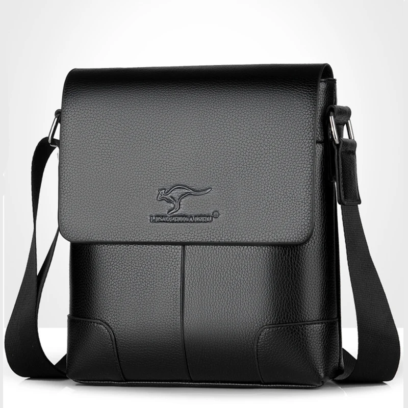 Price VORMOR Famous Brand Casual Men Bag Business Leather Men Messenger Bags Vintage Shoulder Crossbody Bag For Male DropShipping