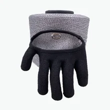 Рыболовные перчатки для ловли рыбы, противоскользящие перчатки, ПЭ перчатки для рыбалки на открытом воздухе, принадлежности для рыбалки, перчатки на половину ладони