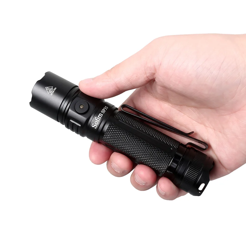 Sofirn SP35 21700 SST40 светодиодный фонарик 2A USB C перезаряжаемый 2200lm мощный EDC тактический