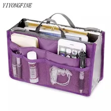 

Tote Large Capacity Cosmetic Bag Thicken Travel Accessories Nylon Travel Insert Organizer Handbag Purse Makeup Bag For Women