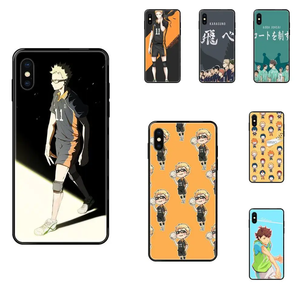 Мягкий силиконовый чехол аниме Tsukishima Kei Haikyuu для Huawei P8 P9 P10 P20 P30 P40 Lite Plus Pro 2017 P Smart 2019