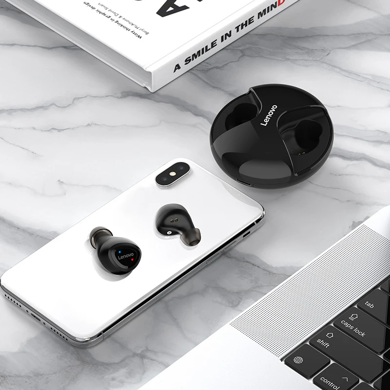 Lenovo R1 Bluetooth наушники TWS беспроводные IPX5 Водонепроницаемый дизайн 5 0 для XiaoMi huawei