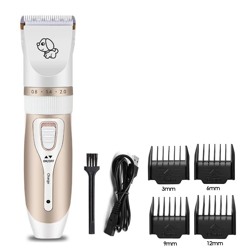 C6 Professional Pet Dog Hair Trimmer Animals Grooming Clipper Cutter Machine Shaver Electric Scissor Mower Clipper 18650 Battery