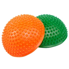 Мяч для йоги полукруглой формы ПВХ мышечный расслабляющий Йога Фитнес Аксессуары для ног задняя талия