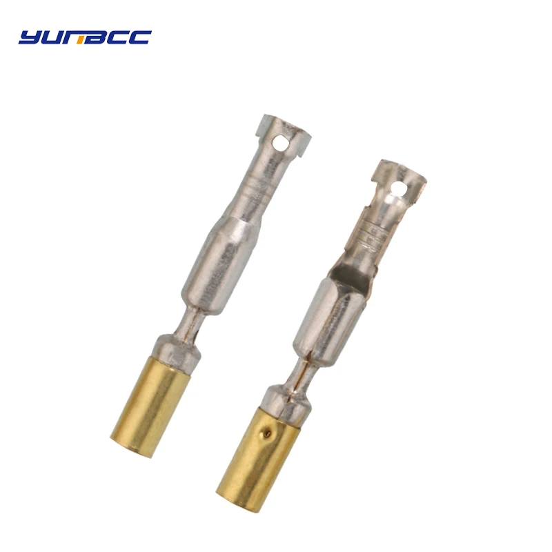 

50pcs 2.8serie block cylindrical insert spring auto wire terminal elcetric connector crimp loose pins loose terminal DJ224-2.8A