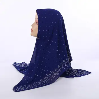 

Shawl Scarf Stole Bandanas Muslim Hijab High Quality Head Wrap Plain Chiffon