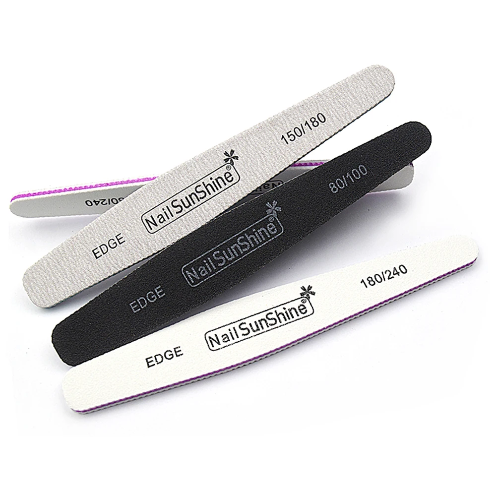 1pc profissional arquivos de unhas dupla face lixa buffer arquivo de unhas bloco pedicure manicure portátil cuidados com as unhas beleza acessos