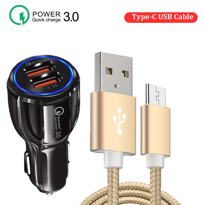 Автомобильное зарядное устройство с двумя USB портами 5 В 3 0 А|Зарядные устройства|