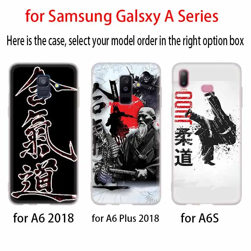Японский aikido Judo чехол силиконовый для Samsung A50 A70 A80 A30 A40 A90 A6 A8 A9 A7 A5 A3 Plus 2018 2017 2016
