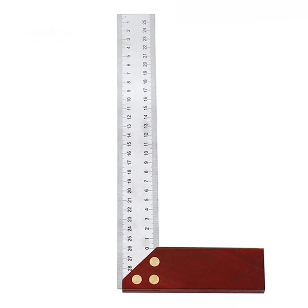 

300mm Gauge Measuring Tool Angle Carpenter Woodworking Protractor Stainless Steel Square Ruler Multi-functional Double Sided