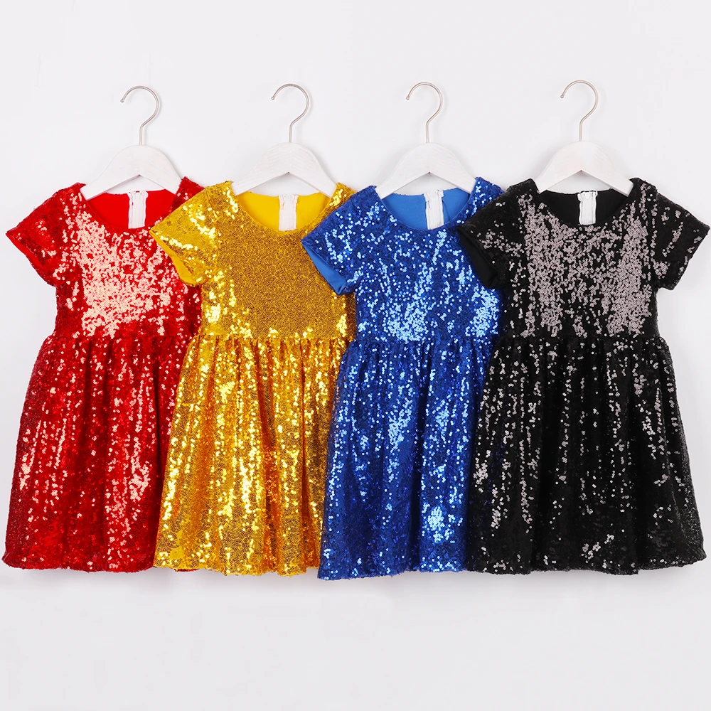 sequin girls dress