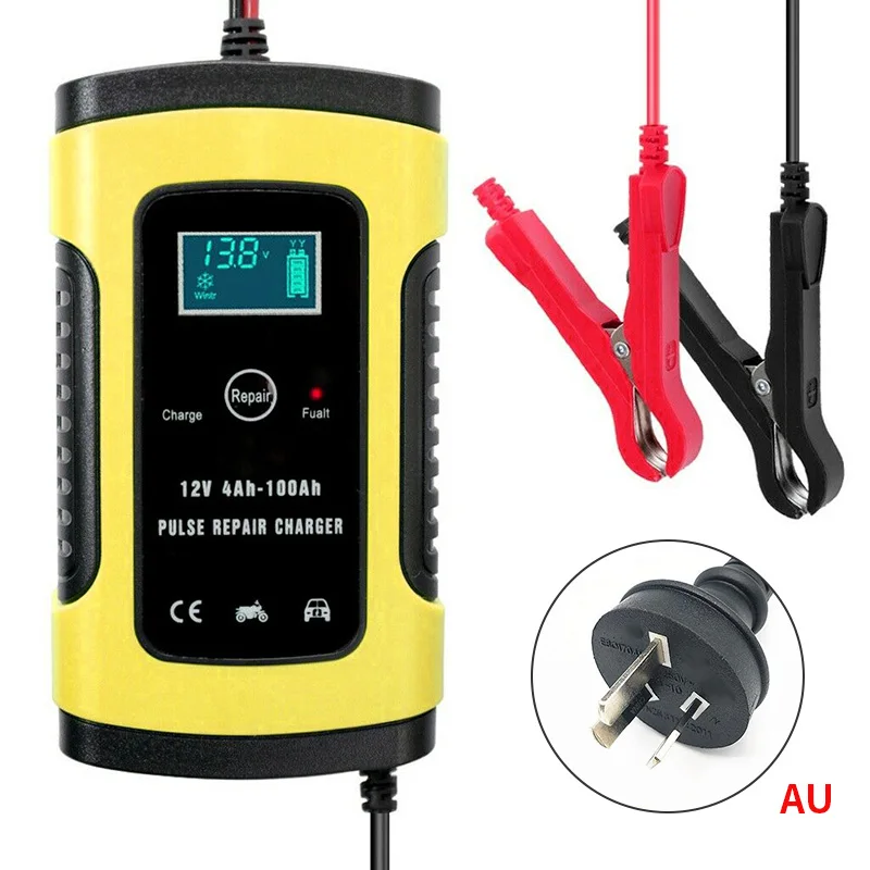 TiOODRE 12V 6A интеллектуальное автомобильное зарядное устройство для мотоцикла Авто