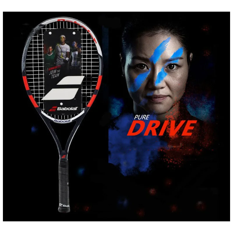New AeroPro TEAM GT Tennis Racket Nadal Li Na Pure Drive GT100 Full Carbon Professional  Tennis Racket|Tennis Rackets| - AliExpress