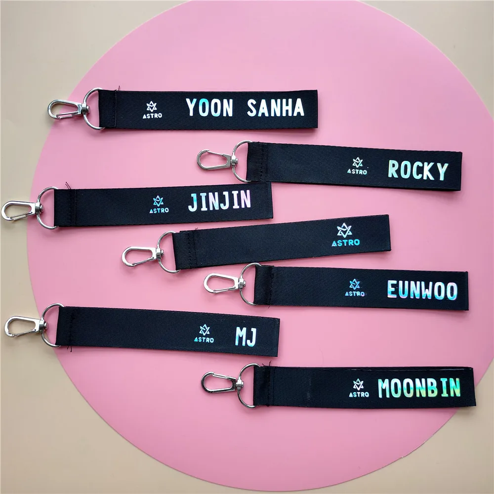 Astro Lanyard Cha Eun YOON SANHA Woo Moo Bin брелок для ключей лазерный аксессуары ключей| |
