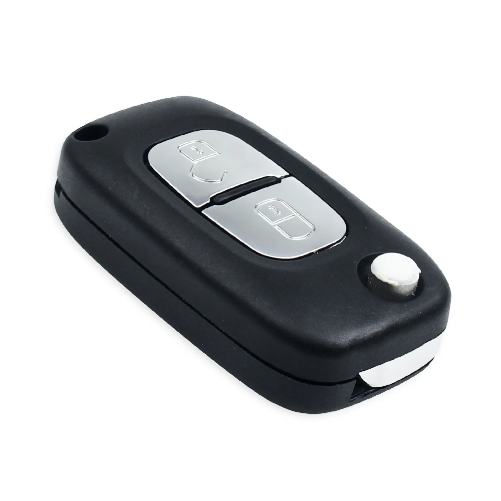 KEYYOU модифицированный Флип складной 2 кнопки чехол для дистанционного ключа автомобиля для PEUGEOT 406 407 408 308 307 107 207 Fob чехол CE0523