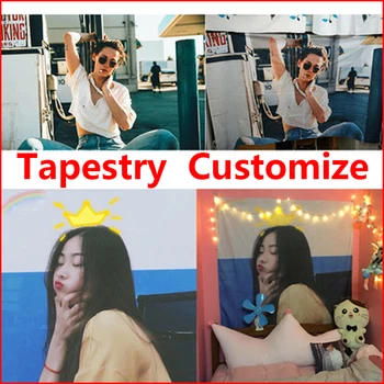 

Custom Tapestry Customized Tapestry with Your Own Image Polyester Home Decor Wall Art Painting Living Room Bedroom Beach Towel