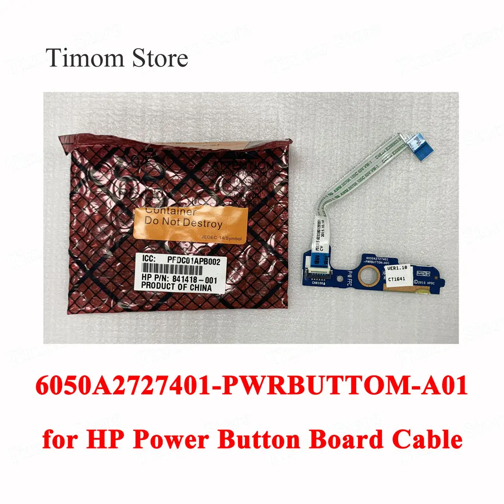 Для HP EliteBook 840 850 745 G3 G4 ZBOOK 15U 14U C3 Мощность кнопки кабель платы 603580129201 841418 001