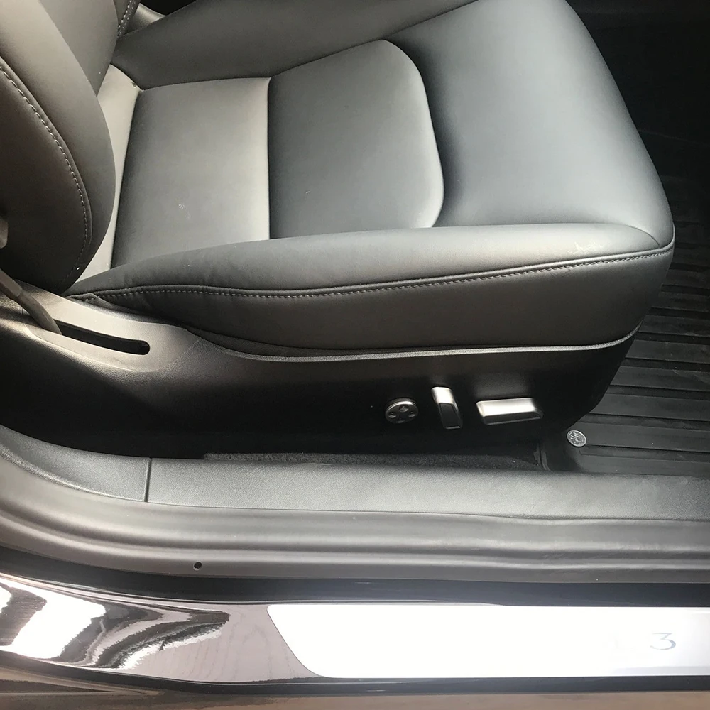 Регулировка сиденья автомобиля накладка кнопки крышка ABS пластик серебро интерьер практичный